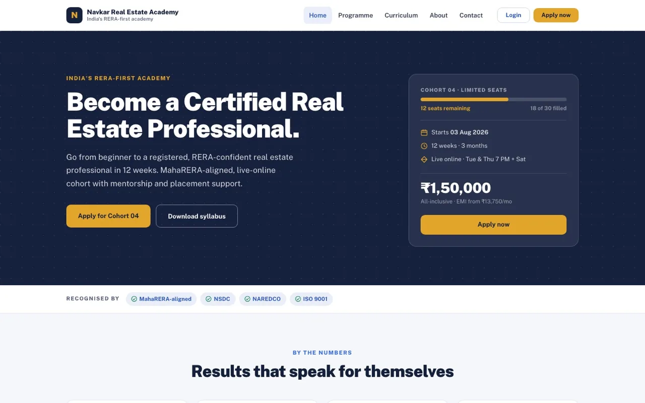 Navkar Real Estate Academy screenshot